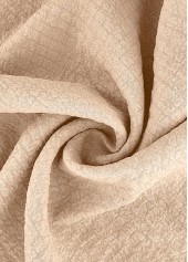 Light Coffee Wide Leg Elastic Waist High Waisted Pants | thumb picture 