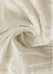 Beige Tummy Coverage Long Sleeve Shirt Collar Blouse | thumb picture 