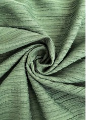 Green A Line Elastic Waist Maxi Skirt | thumb picture 