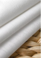 White Sleeveless V Neck Tank Top | thumb picture 