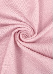 Pink Tummy Coverage Long Sleeve V Neck Light Cardigan | thumb picture 