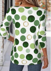 Multi Color Polka Dot Long Sleeve T Shirt | thumb picture 