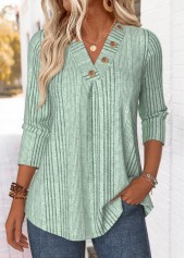 Sage Green Tummy Coverage Long Sleeve T Shirt