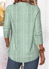 Sage Green Tummy Coverage Long Sleeve T Shirt | thumb picture 