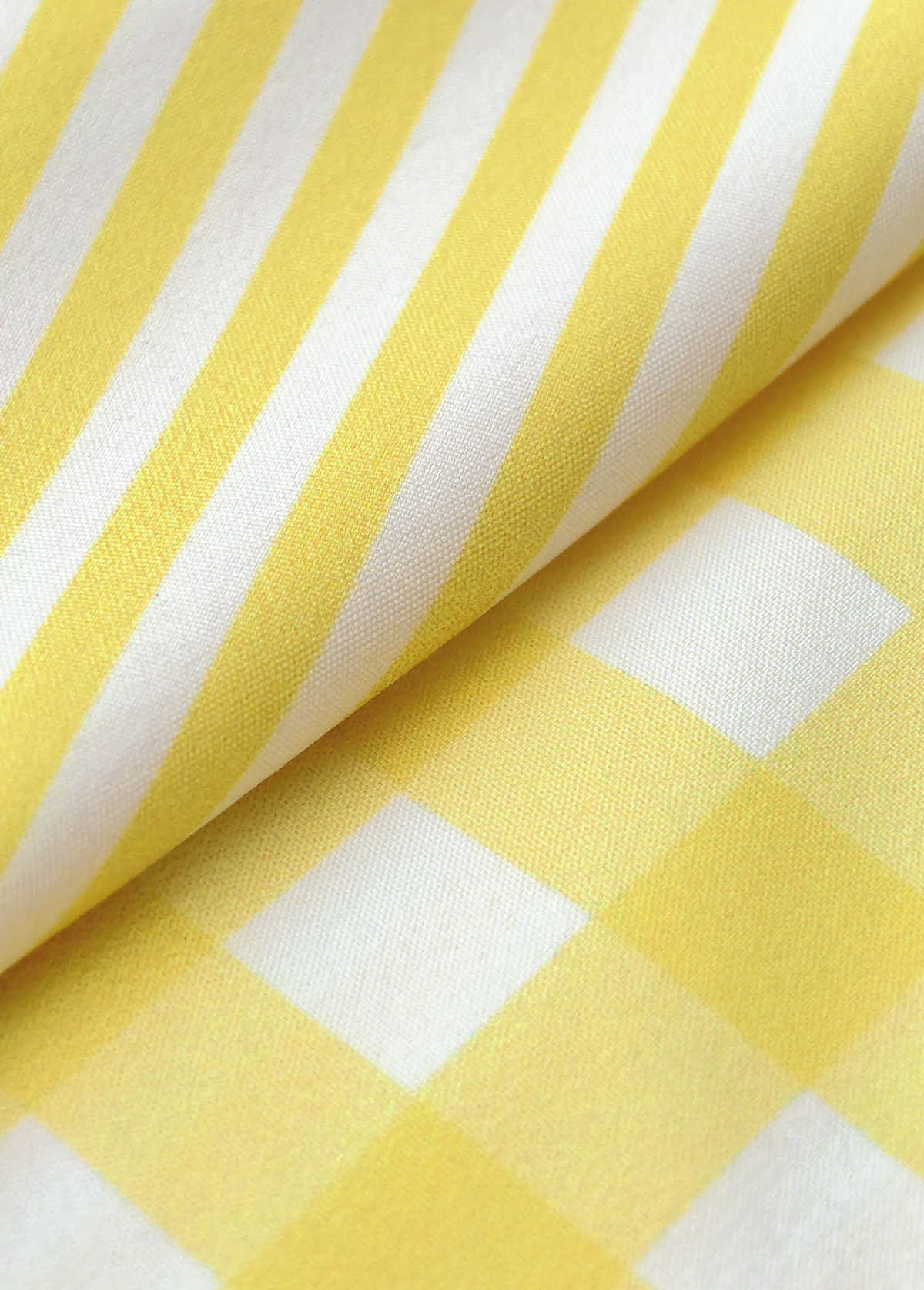 Light Yellow Patchwork Striped Long Sleeve Shirt | picture 