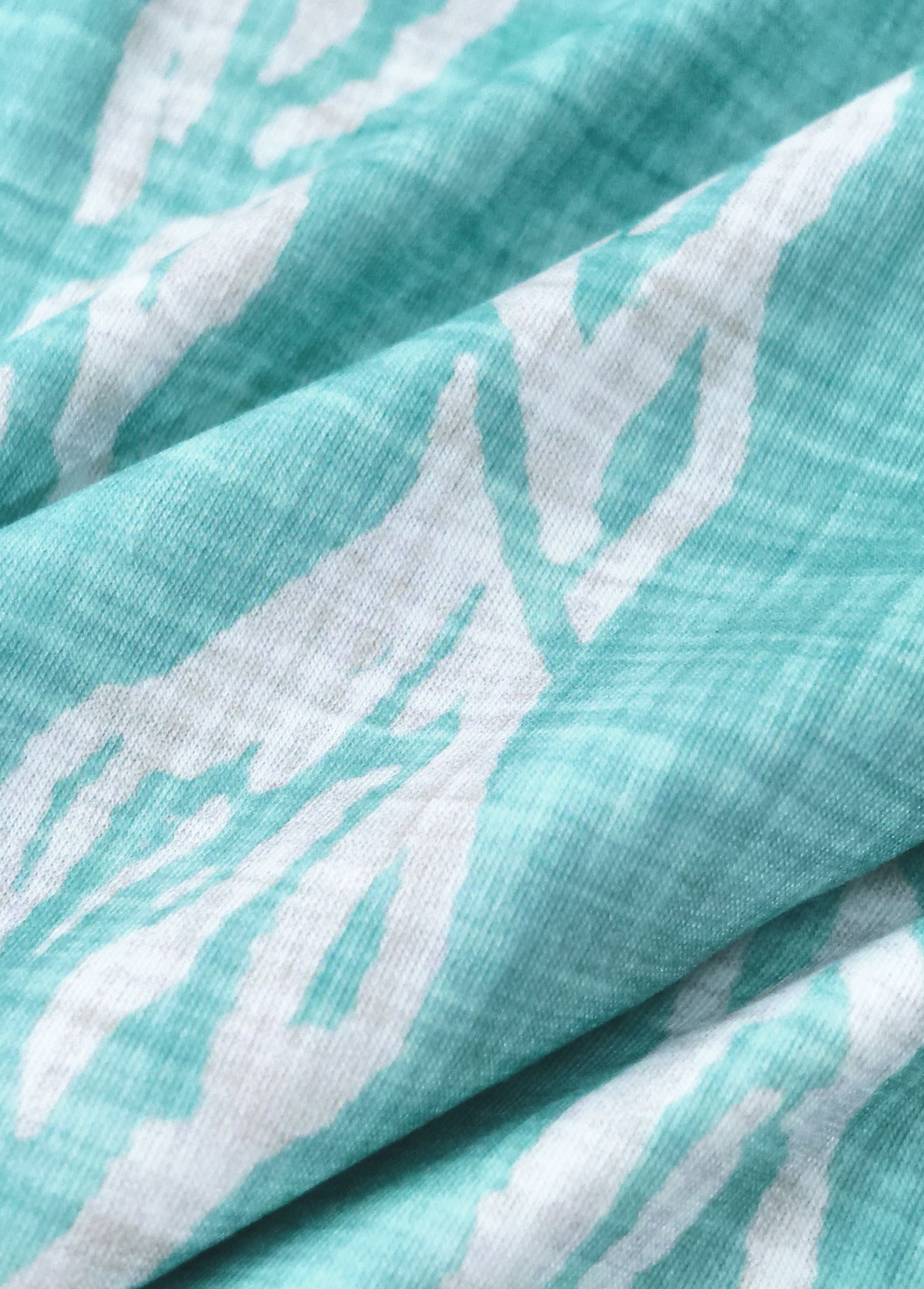 Mint Green Tummy Coverage Marine Life Print Strappy Dress | picture 