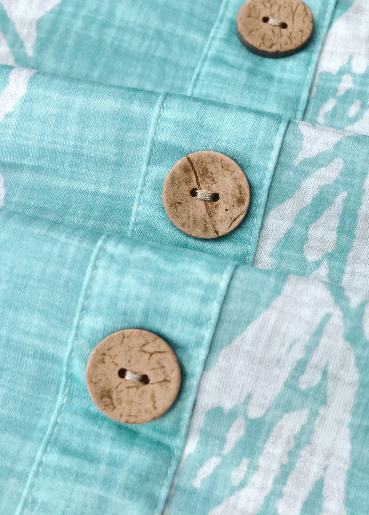 Mint Green Tummy Coverage Marine Life Print Strappy Dress | picture 