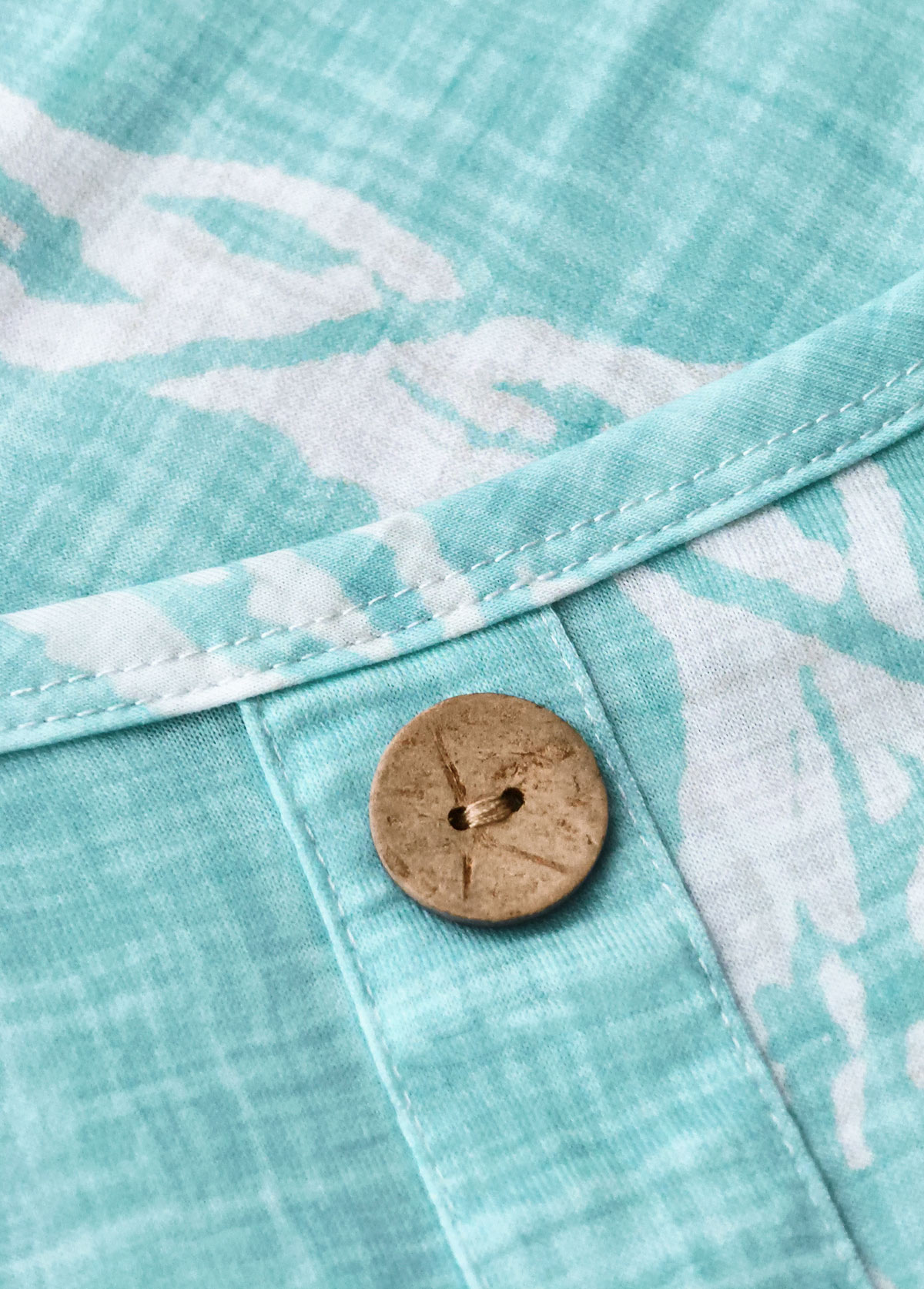 Mint Green Tummy Coverage Marine Life Print Strappy Dress | picture 