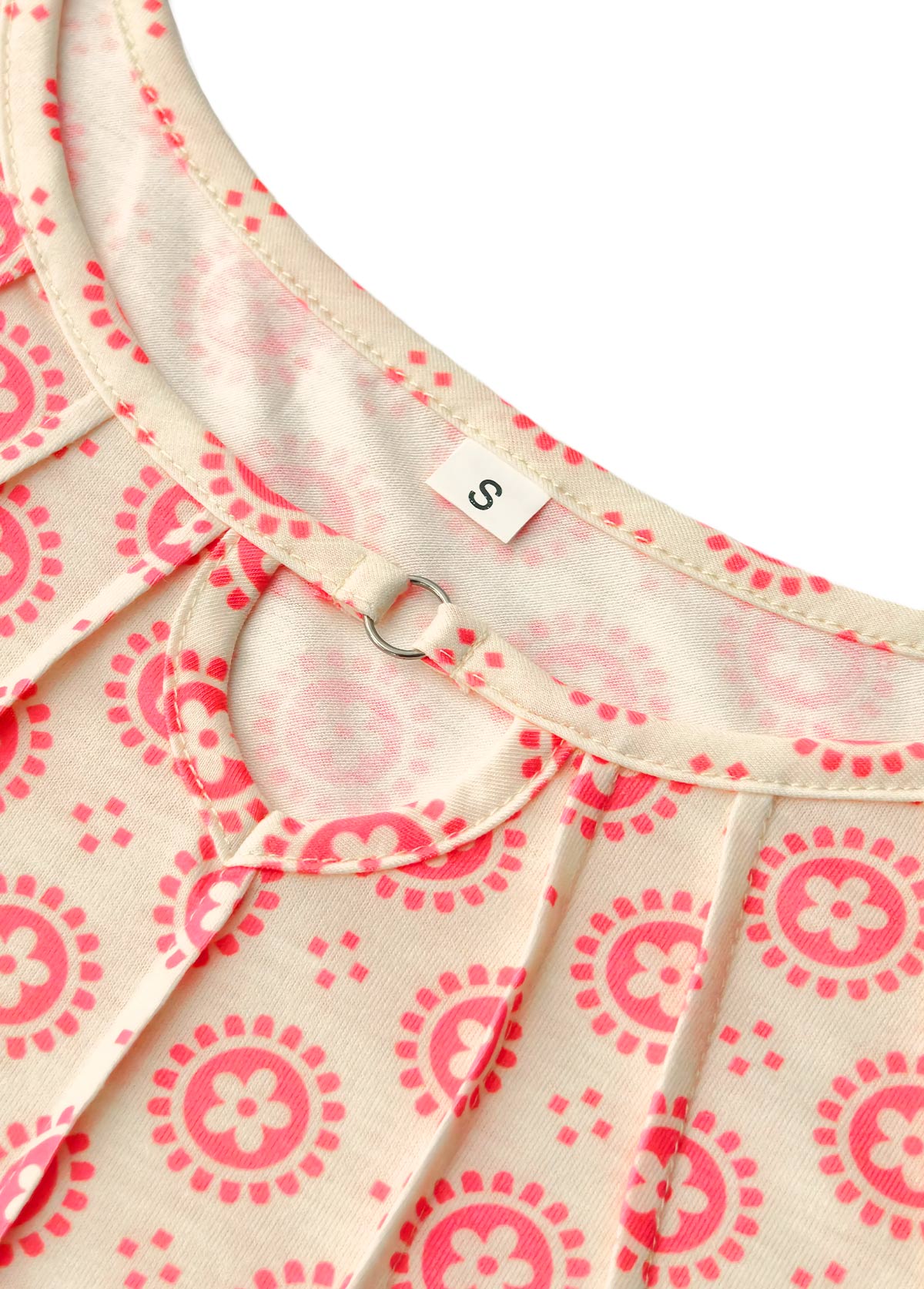 Multi Color Tummy Coverage Tribal Print Sleeveless Dress | picture 