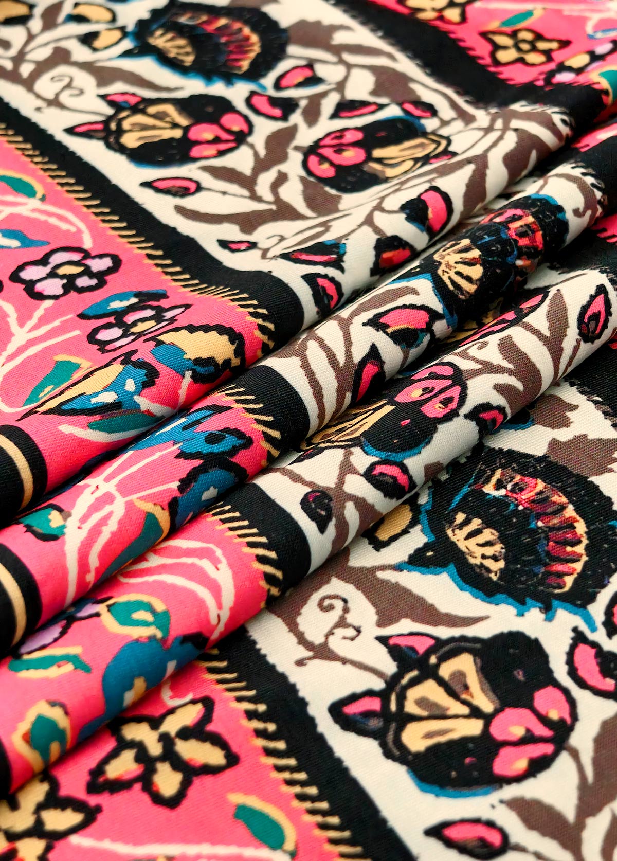 Multi Color Tummy Coverage Tribal Print Sleeveless Dress | picture 