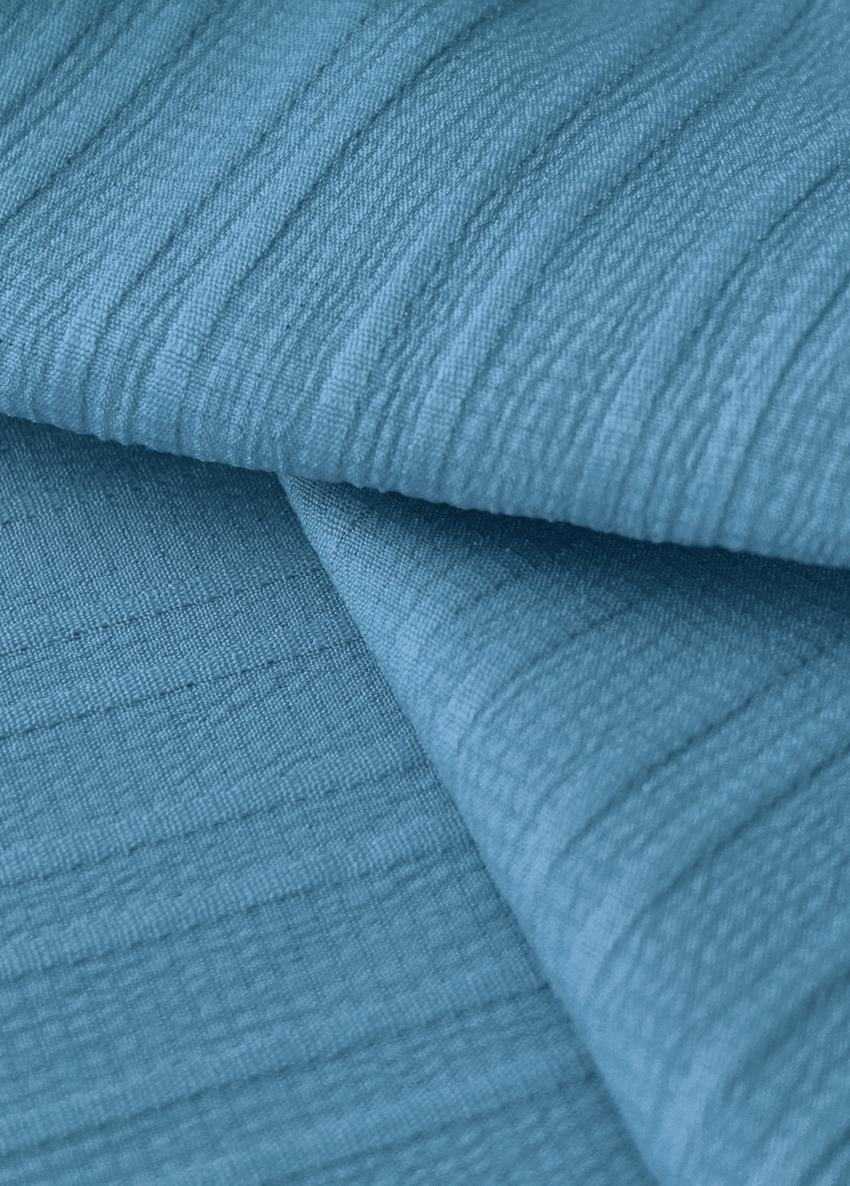 Dusty Blue Embroidery A Line Sleeveless V Neck Dress | picture 