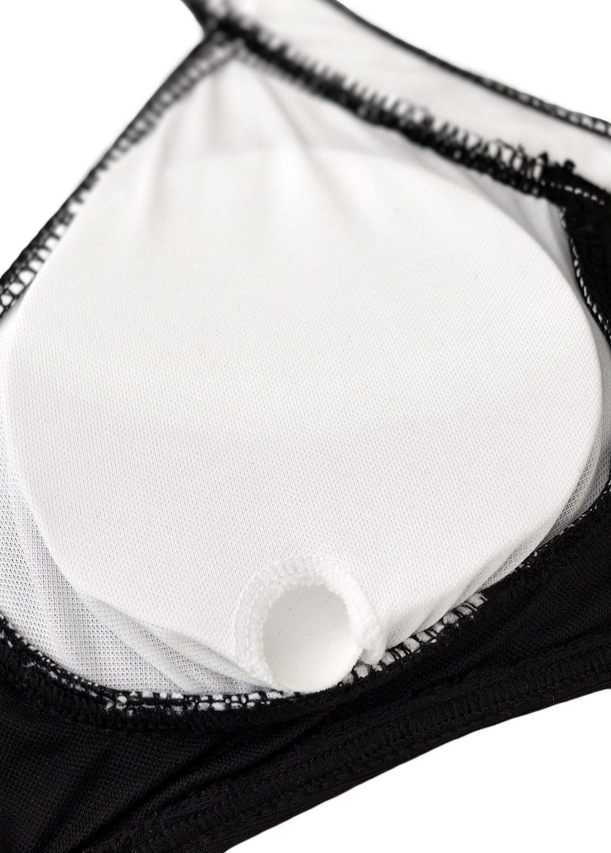 High Waisted Black Tie Bikini Set | picture 