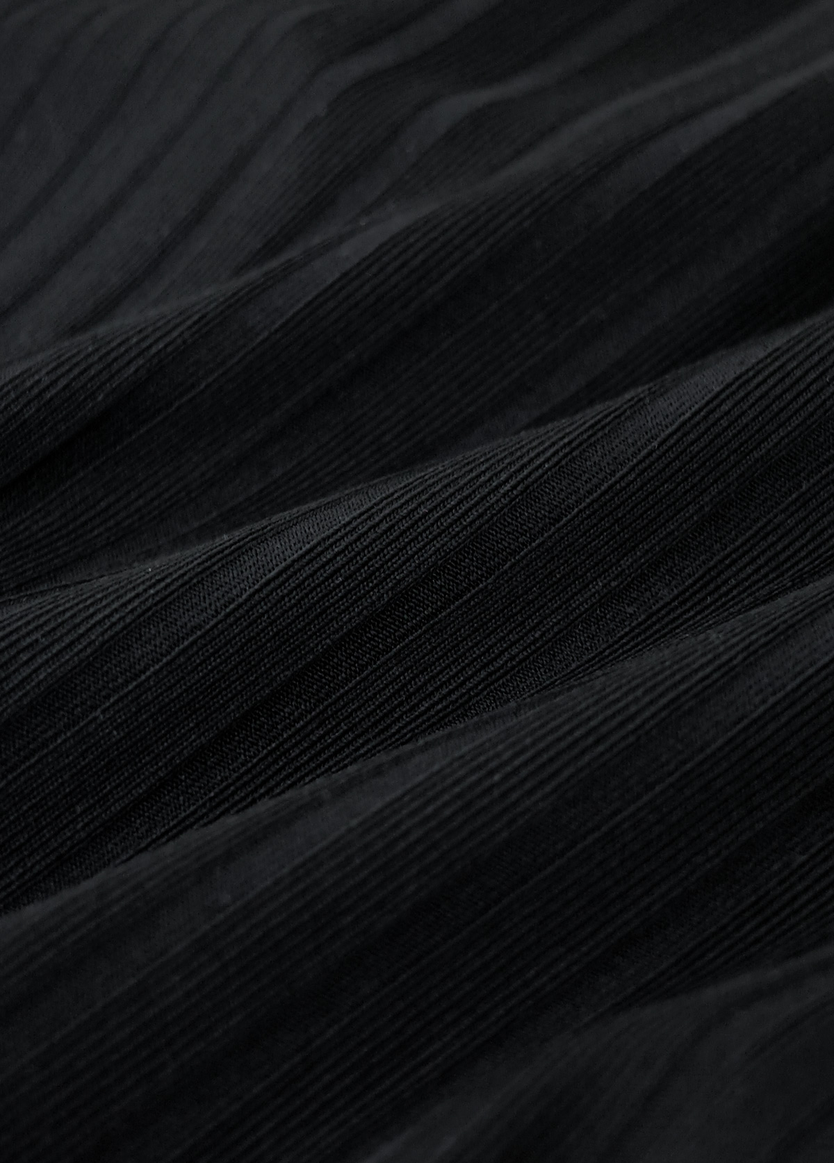 High Waisted Black Tie Bikini Set | picture 