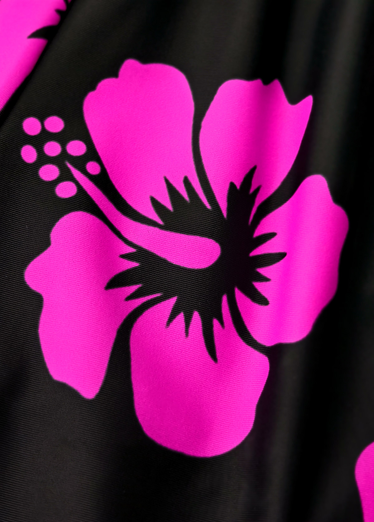 Contrast Binding Mid Waisted Floral Print Tankini Set | picture 