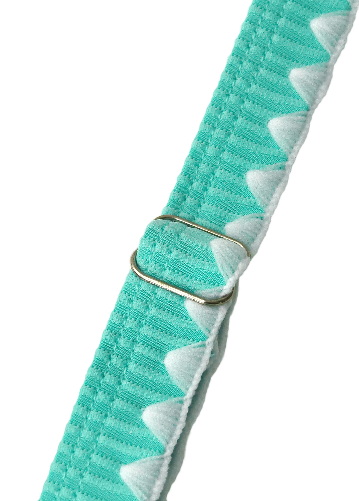 Mid Waisted Floral Print Cyan Tankini Set | picture 