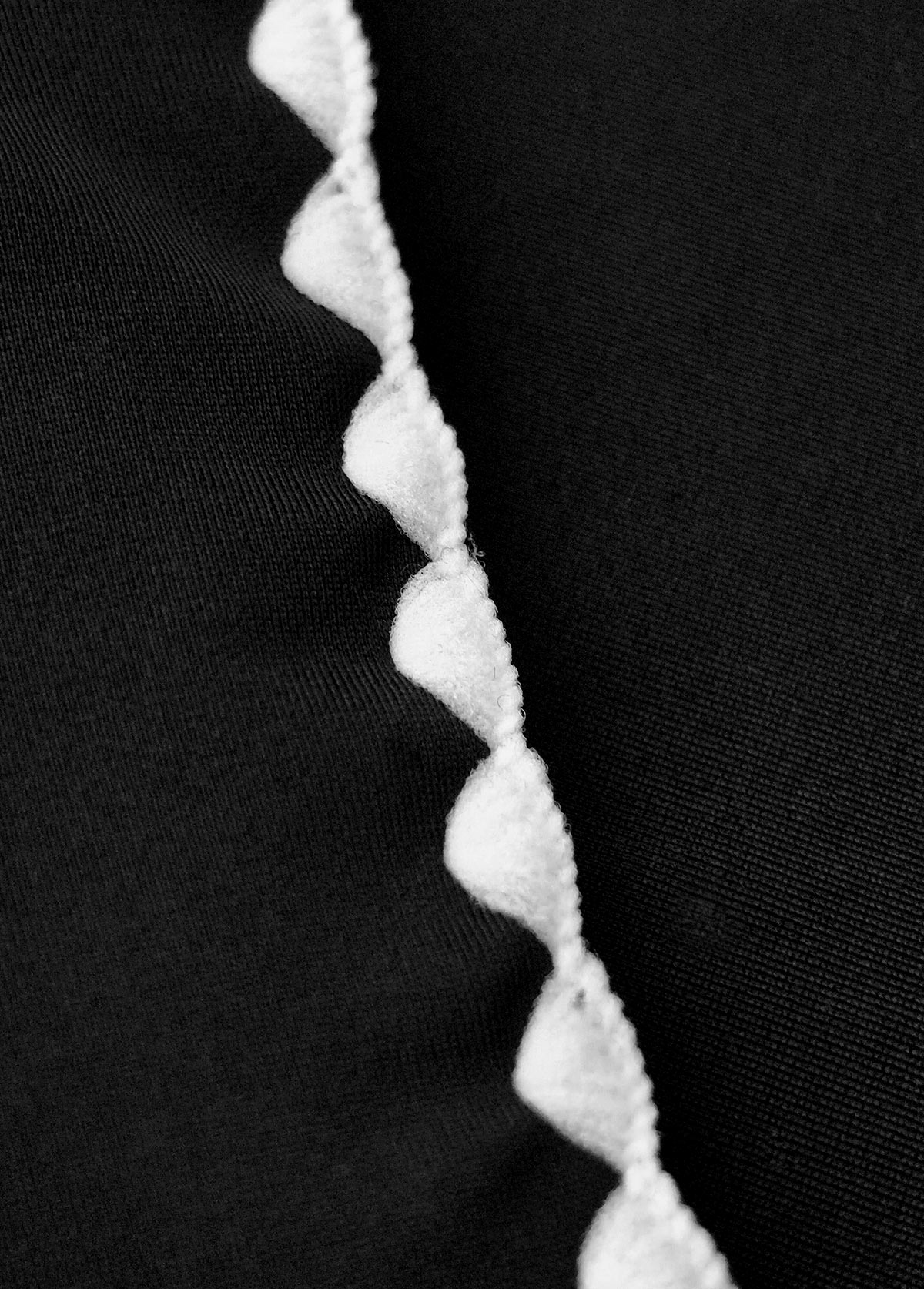 Patchwork Mid Waisted Striped Black Tankini Set | picture 