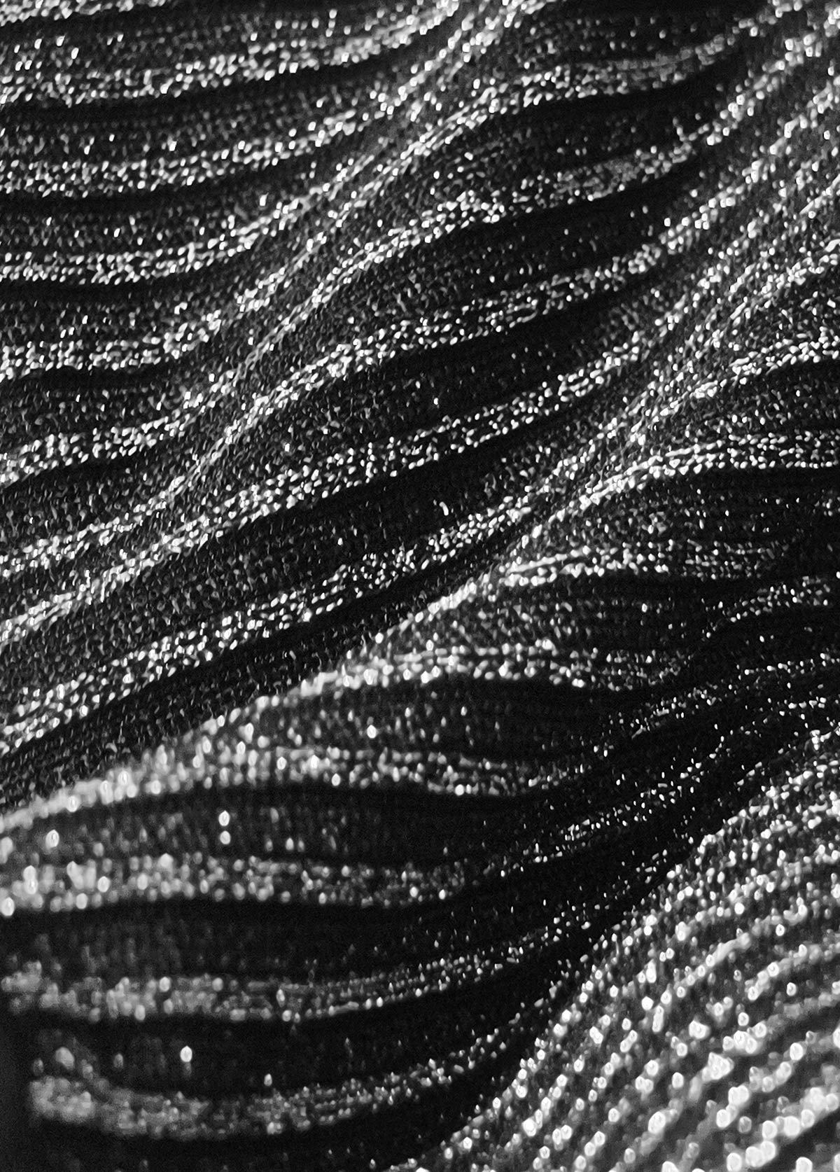 Patchwork Mid Waisted Striped Black Tankini Set | picture 