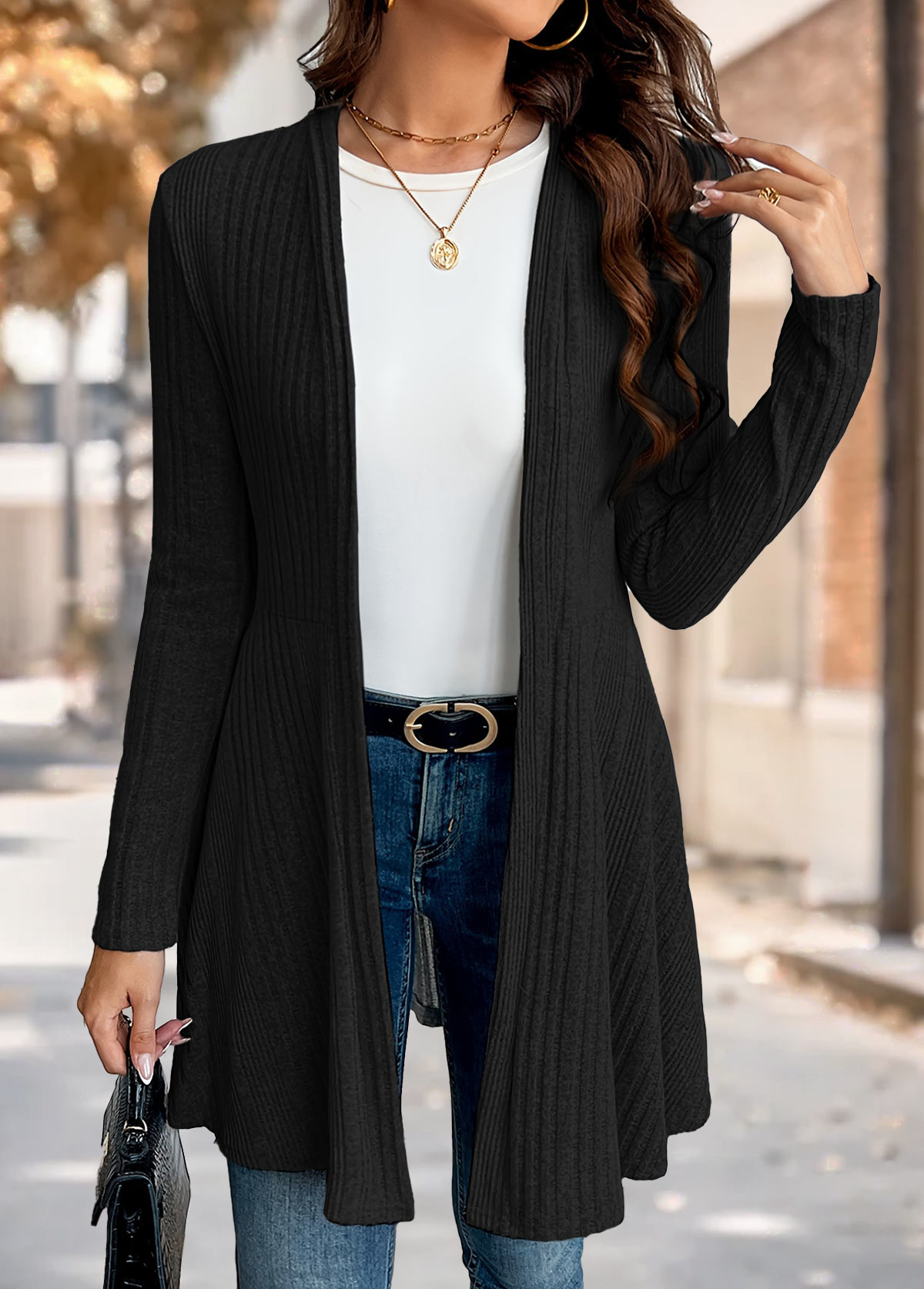 Black Knit Cardigan | picture 