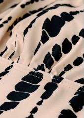 Criss Cross Tie Dye Print One Piece Swimwear | thumb picture 