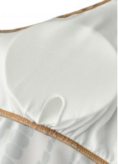 Criss Cross Tie Dye Print One Piece Swimwear | thumb picture 