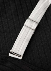 High Waisted Black Tie Bikini Set | thumb picture 