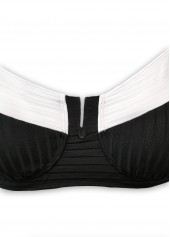 High Waisted Black Tie Bikini Set | thumb picture 