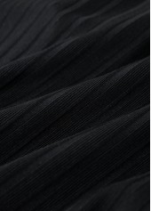 High Waisted Black Tie Bikini Set | thumb picture 