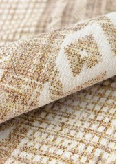 Light Camel Geometric Print Dress | thumb picture 