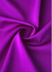 Twist V-Neck Purple One Piece Swimdress | thumb picture 