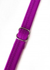 Twist V-Neck Purple One Piece Swimdress | thumb picture 