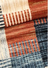 Multi Color Geometric Print Fake Two Piece Twinset | thumb picture 