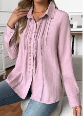 Pink Tummy Coverage Long Sleeve Shirt | thumb picture 