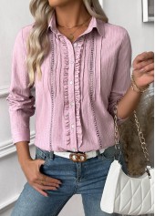 Pink Tummy Coverage Long Sleeve Shirt | thumb picture 