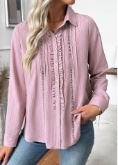 Pink Tummy Coverage Long Sleeve Shirt | thumb picture 