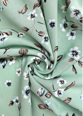 Sage Green Ditsy Floral Print A Line Skirt | thumb picture 