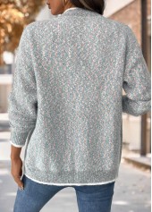 Multi Color Tummy Coverage Long Sleeve Cardigan | thumb picture 