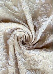 Light Coffee Zipper Long Sleeve Stand Collar Jacket | thumb picture 