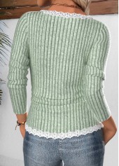 Sage Green Tummy Coverage Long Sleeve T Shirt | thumb picture 