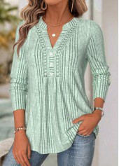 Sage Green Tummy Coverage Long Sleeve T Shirt | thumb picture 
