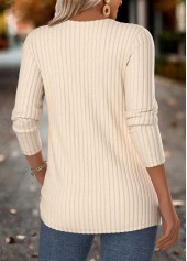 Beige Tummy Coverage Floral Print Long Sleeve T Shirt | thumb picture 