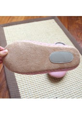 Pink Color Closed Toe Falt Slippers | thumb picture 