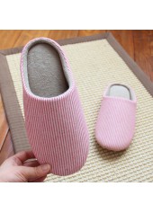Pink Color Closed Toe Falt Slippers | thumb picture 