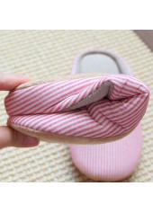 Pink Color Closed Toe Falt Slippers | thumb picture 