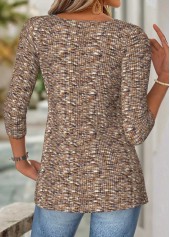 Dark Coffee Tummy Coverage Long Sleeve T Shirt | thumb picture 