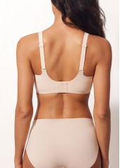 Skin Color V Neck Adjustable Bra | thumb picture 