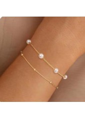 Golden Color Stainless Steel Detail Bracelet | thumb picture 
