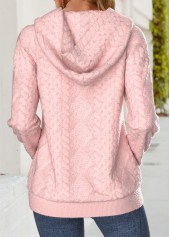 Pink Tummy Coverage Long Sleeve Hoodie | thumb picture 