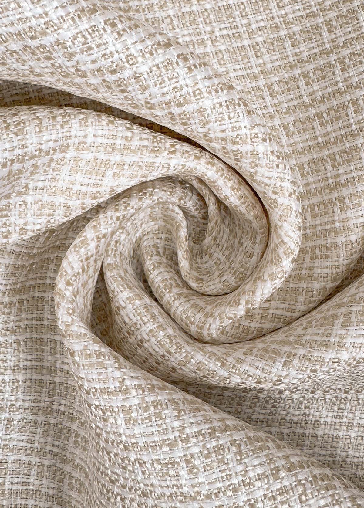 Beige Tummy Coverage Long Sleeve Round Neck Coat | picture 