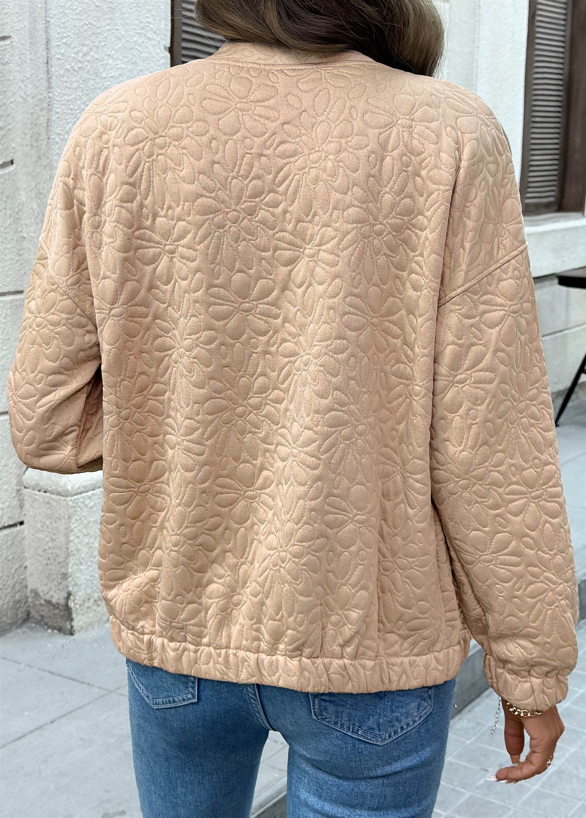 Light Coffee Tummy Coverage Long Sleeve Coat | picture 