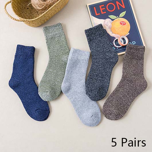 Multi Color Blend Mid Calf Socks | picture 